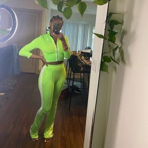 Lime Green Tracksuit